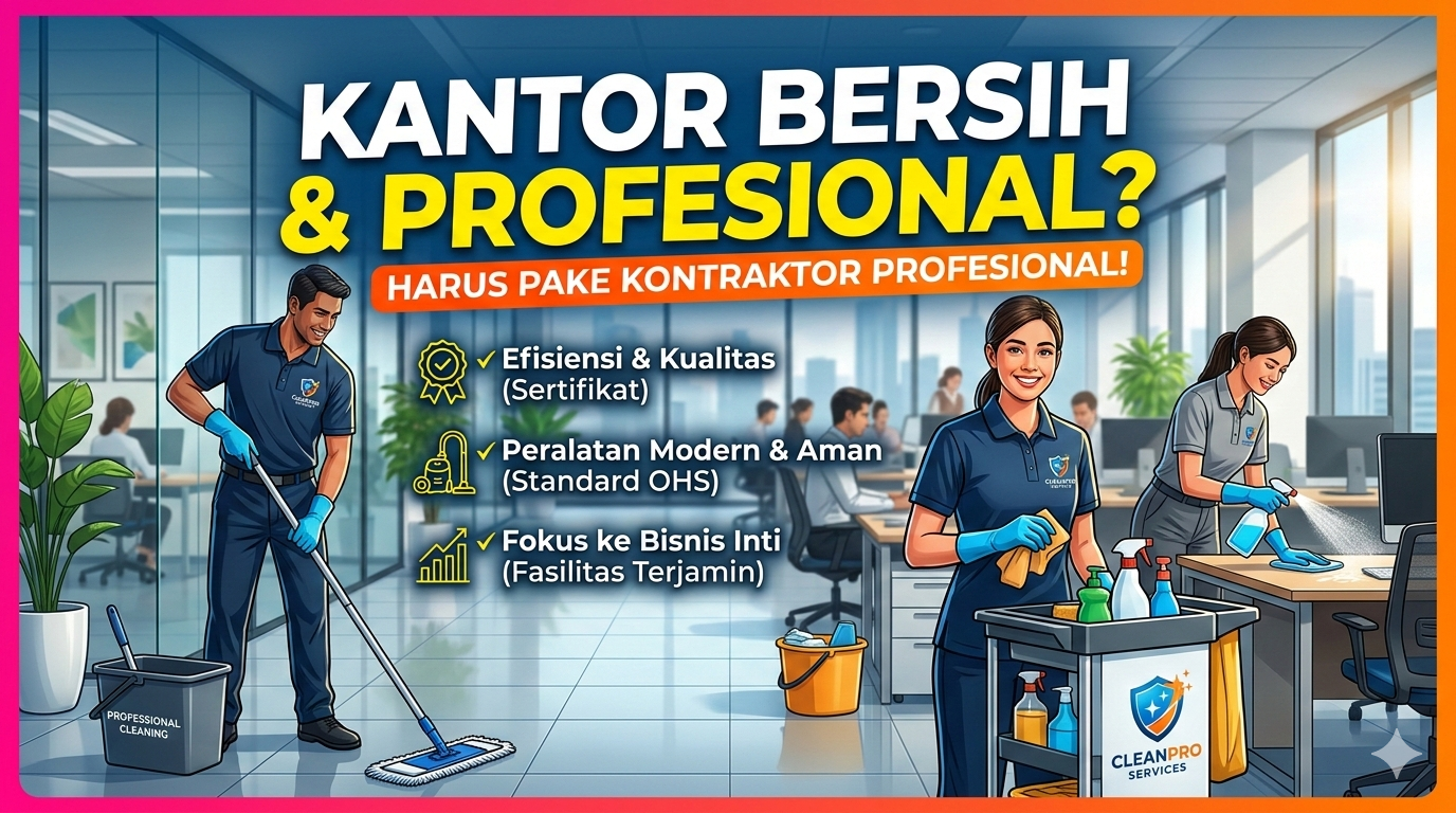 Thumbnail Pentingnya Menggunakan Kontraktor Cleaning Service Profesional untuk Perusahaan